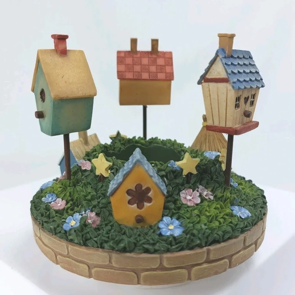Our America By Yankee Candle‎ Capper Topper Flowers Birdhouses 3 7/8